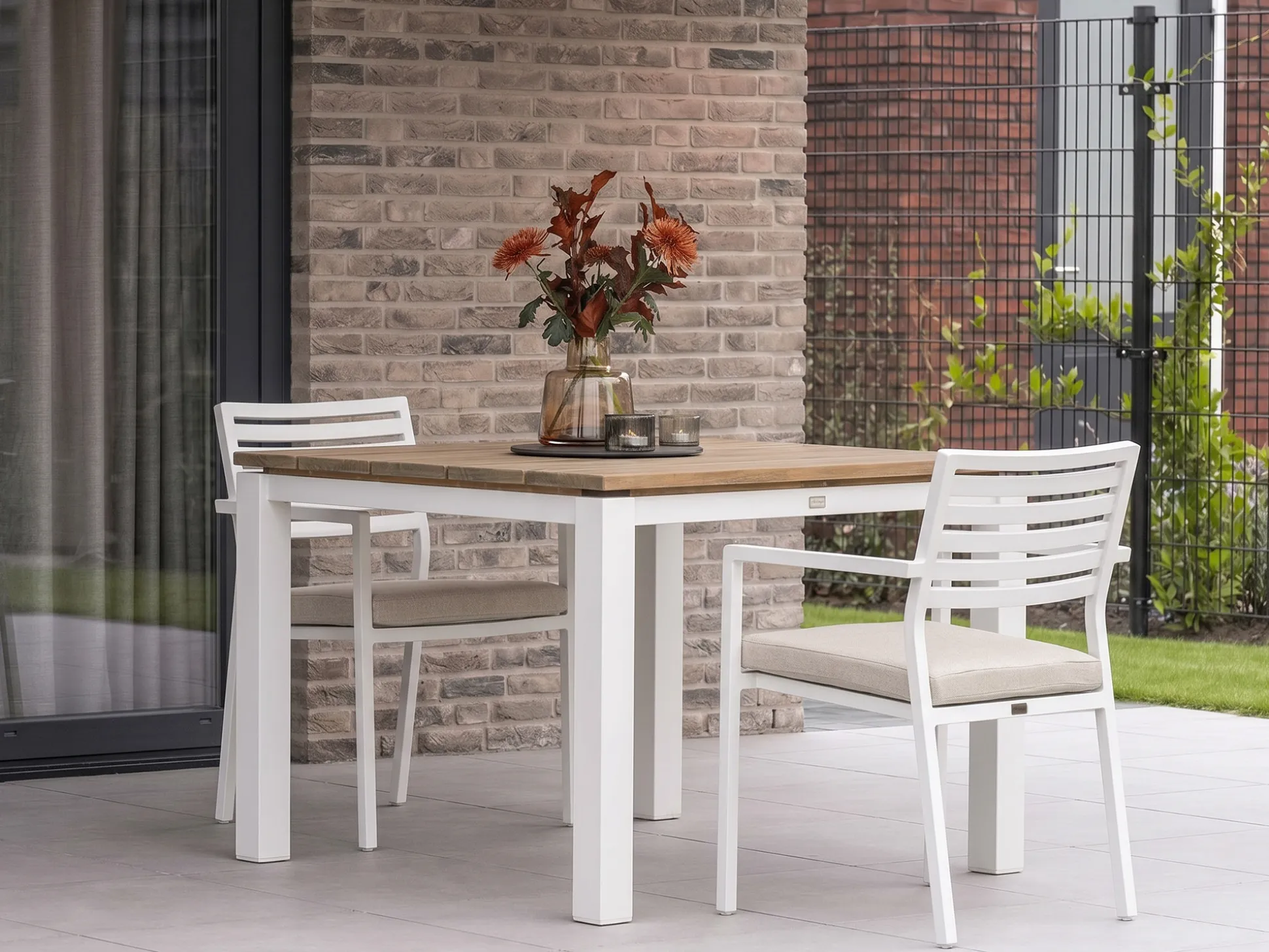 Bellagio Rumo/Lagundo 90cm dining tuinset 3-delig stapelbaar