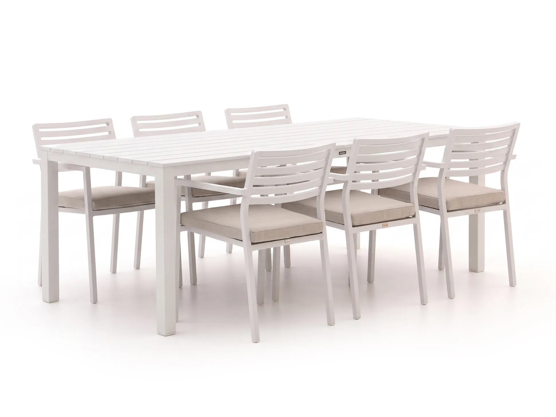 Bellagio Rumo/Menzano 220cm dining tuinset 7-delig stapelbaar