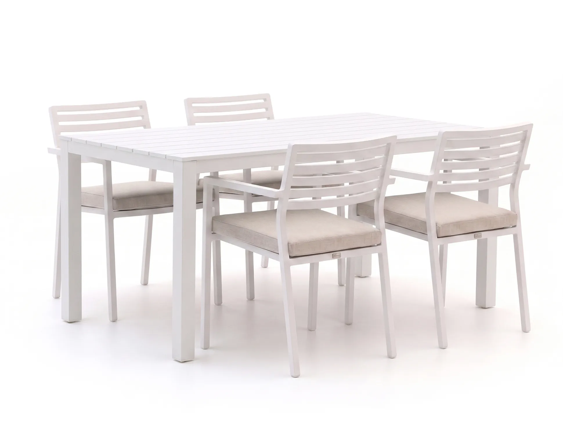 Bellagio Rumo/Menzano 160cm dining tuinset 5-delig stapelbaar