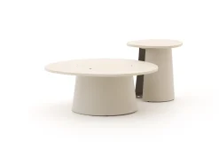 Bellagio San Lupo/Cosidune hoek loungeset met vuurtafels 5-delig