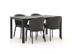 Bellagio San Lupo/La Fonte 160cm dining tuinset 5-delig