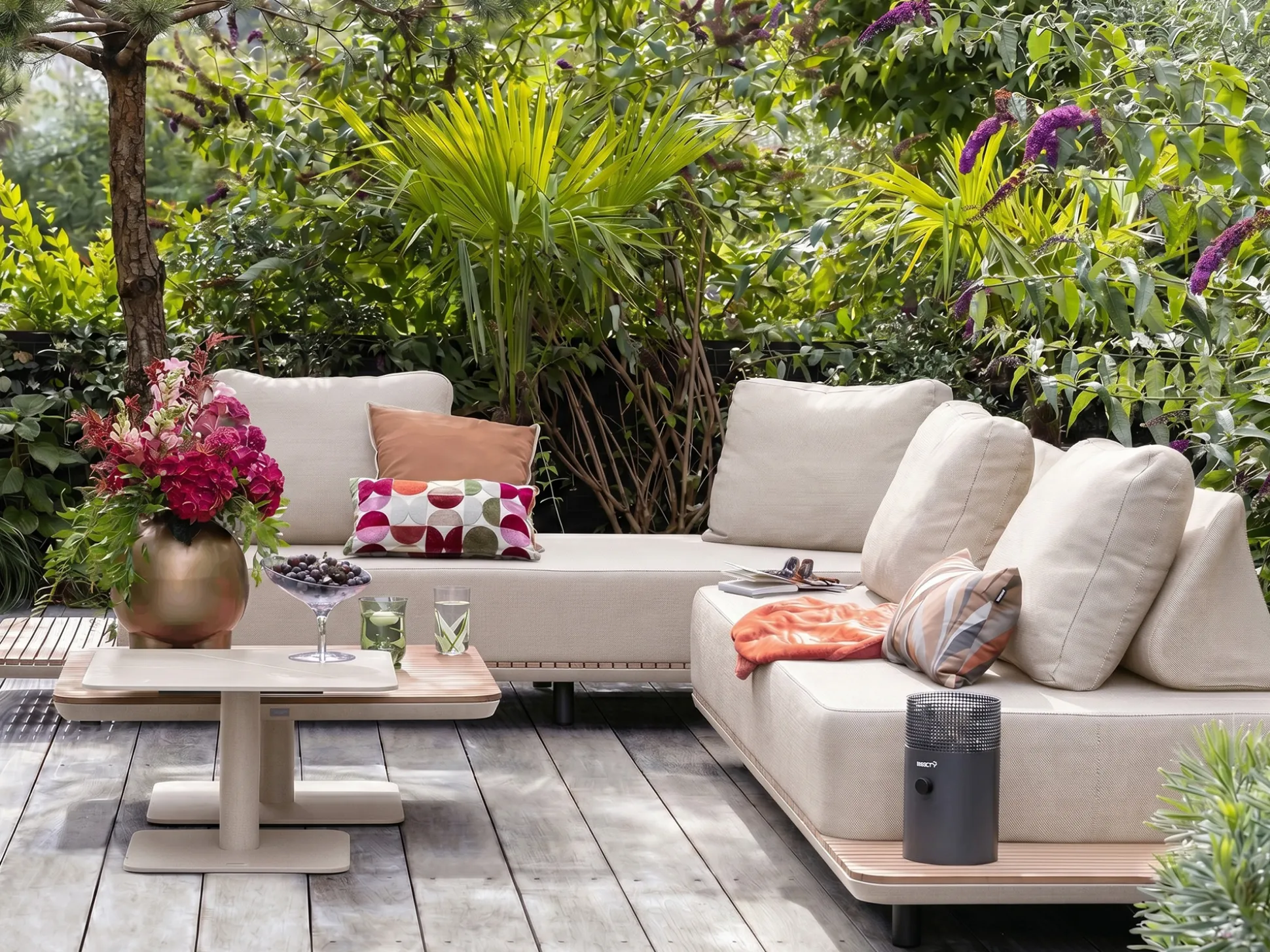 Bellagio San Lupo lounge tuinbank 2-zits links/rechts 253cm