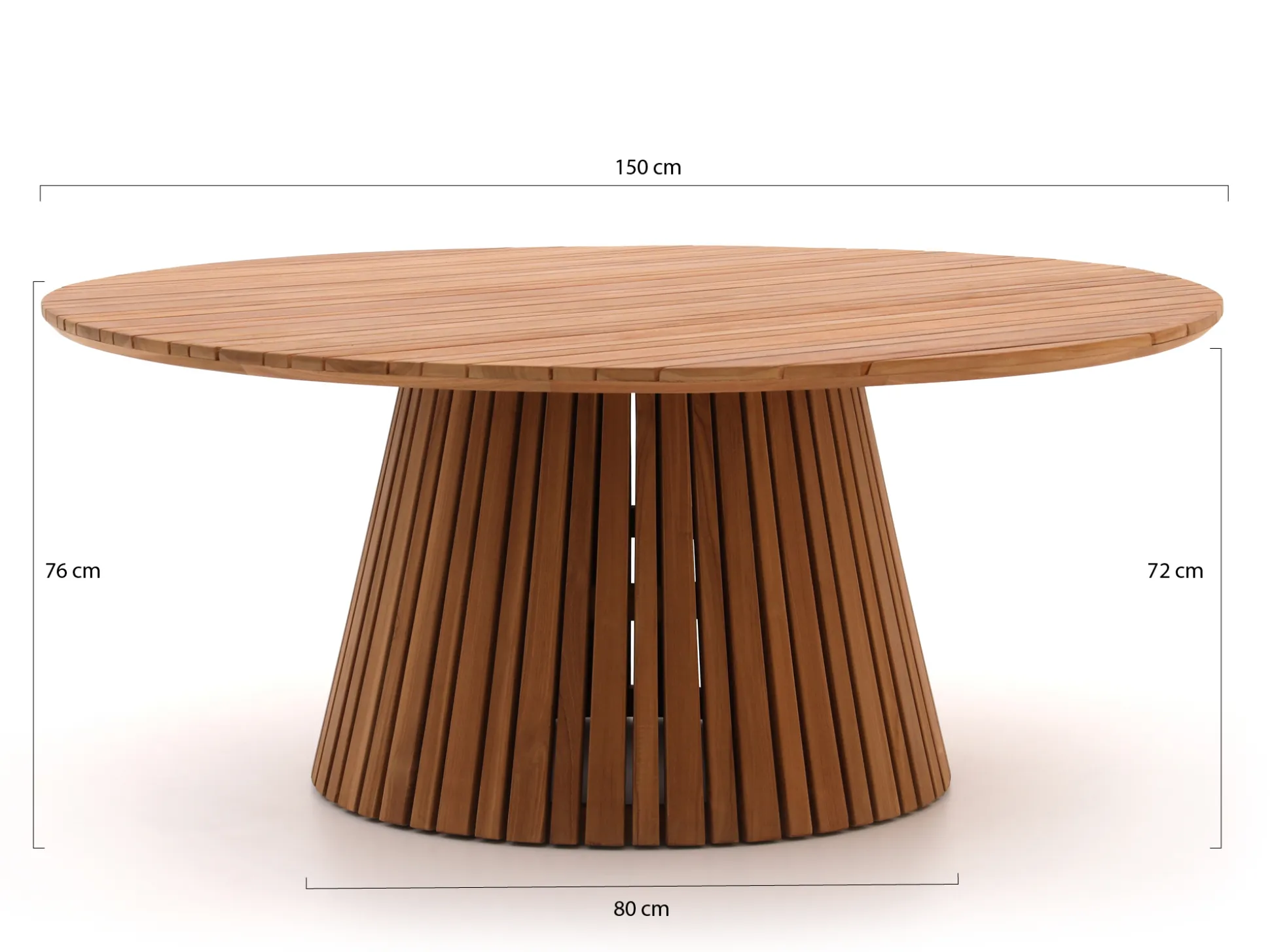 Bellagio Santa Severina dining tuintafel ø150cm (h: 76cm)