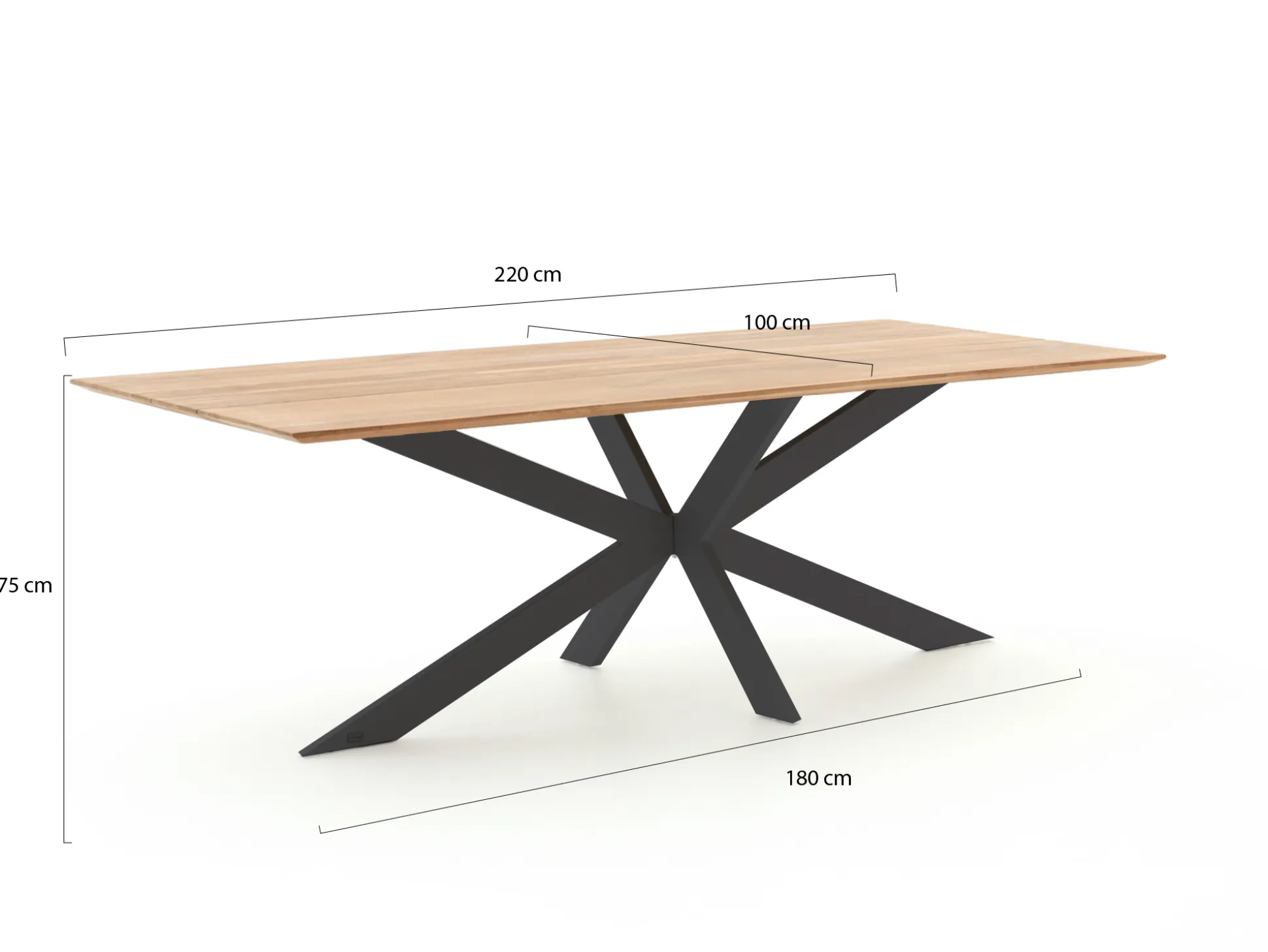 Bellagio Tredozio/Furato 220cm dining tuinset 7-delig