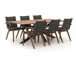 Bellagio Tredozio/Furato 220cm dining tuinset 7-delig
