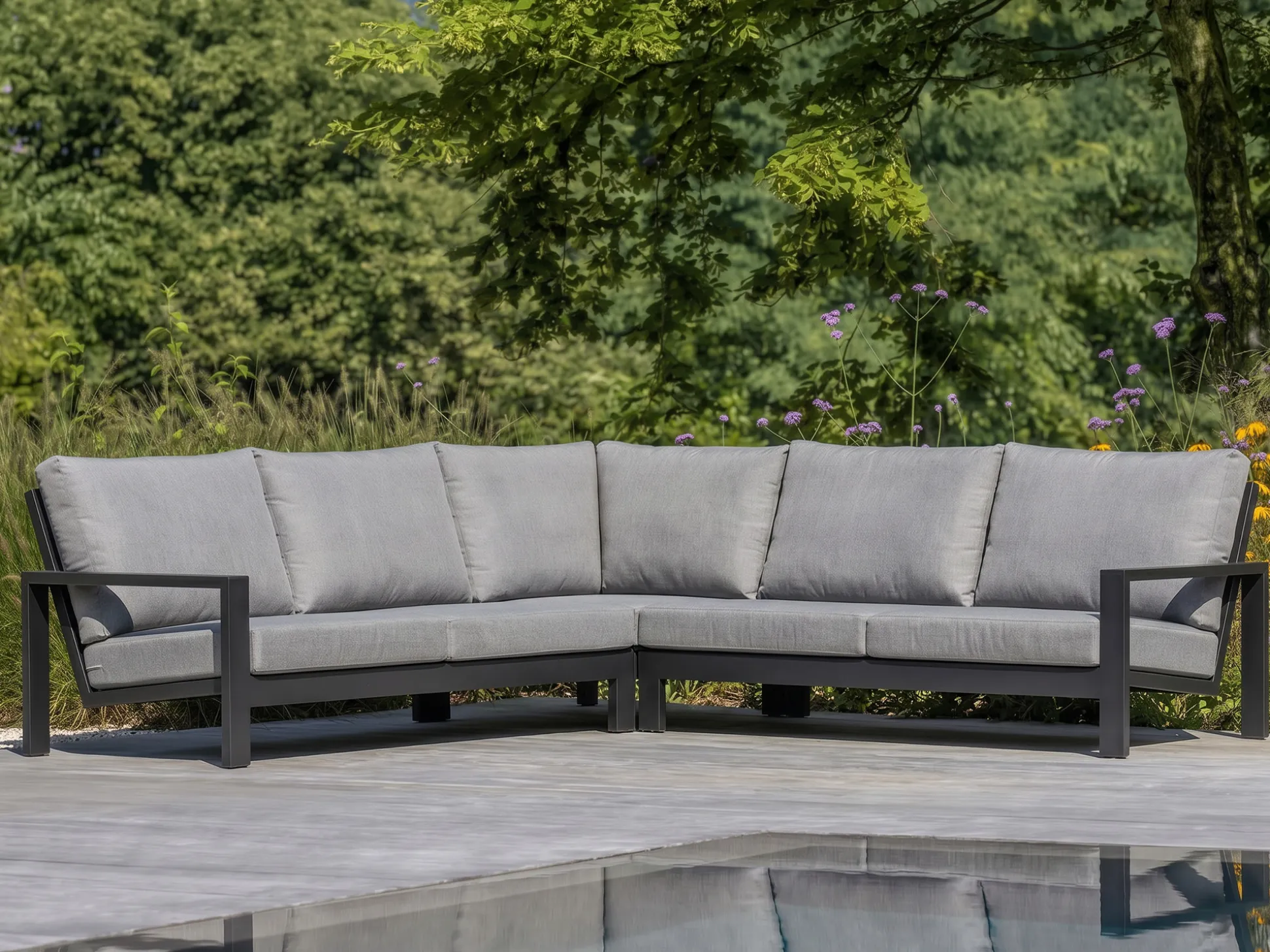 Bellagio Vezzano hoek loungeset 3-delig 5-zits