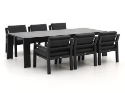 Bellagio Vinadio 255cm low dining tuinset 7-delig