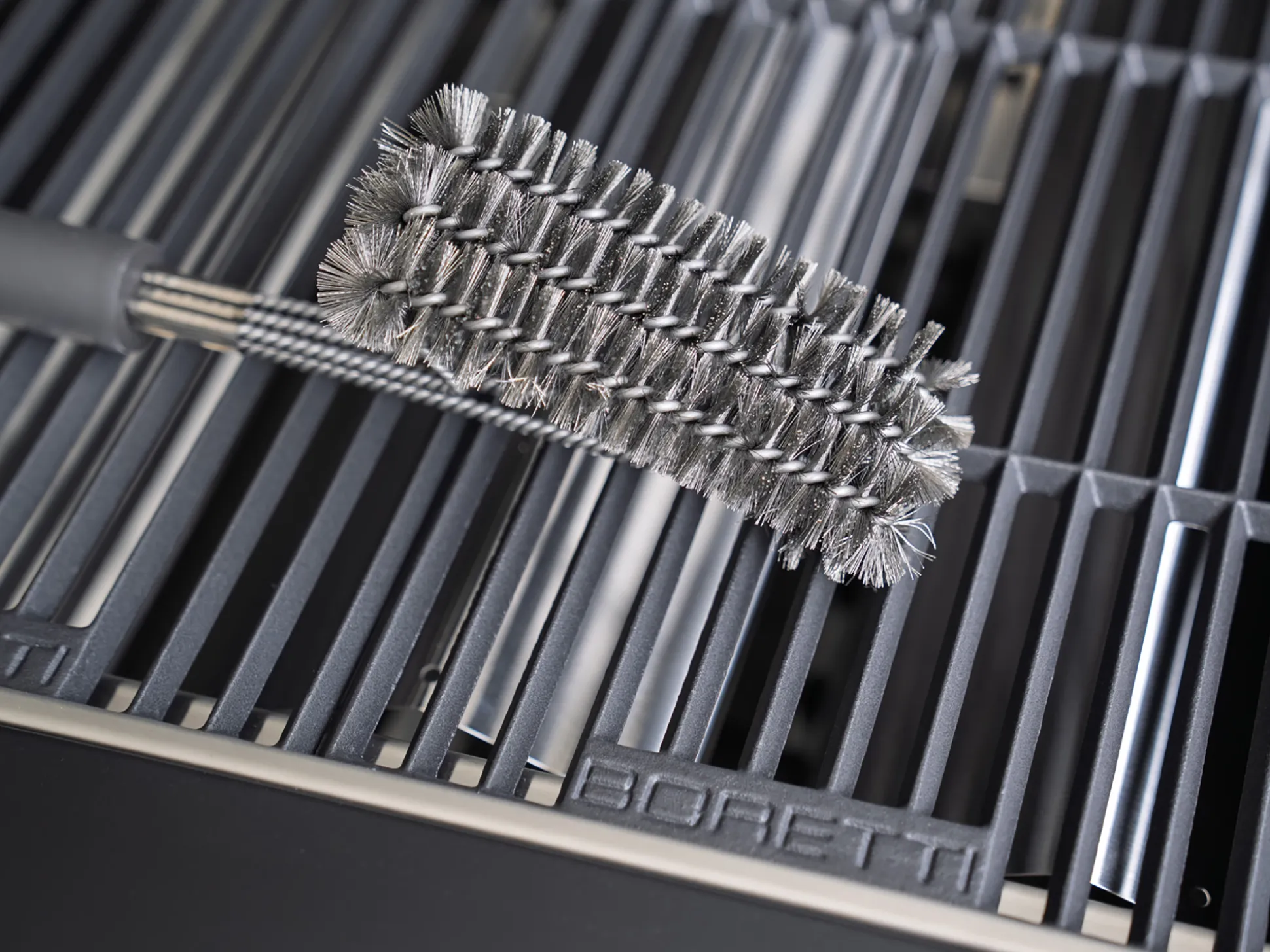 Boretti barbecue grill borstel 45,5x8,5x7cm