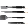 Boretti barbecue grill gereedsschapsset 4-delig (tang, spatel, vork, pincet)