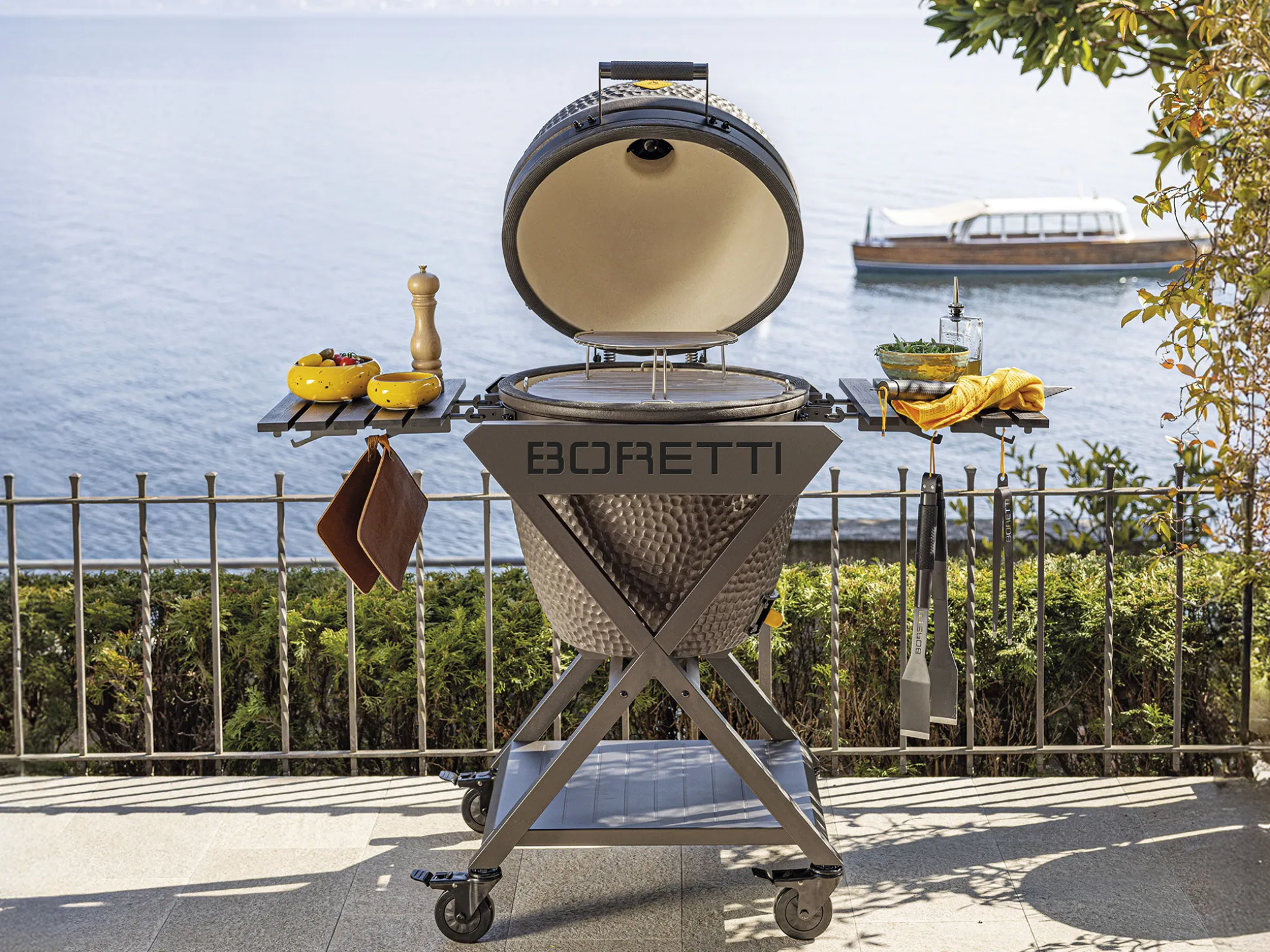 Boretti barbecue grill uitbreidingsrek 30x28x11cm