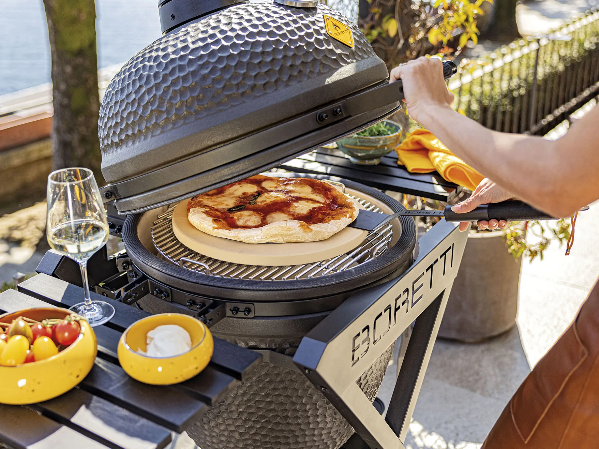Boretti barbecue pizzasteen ø36cm