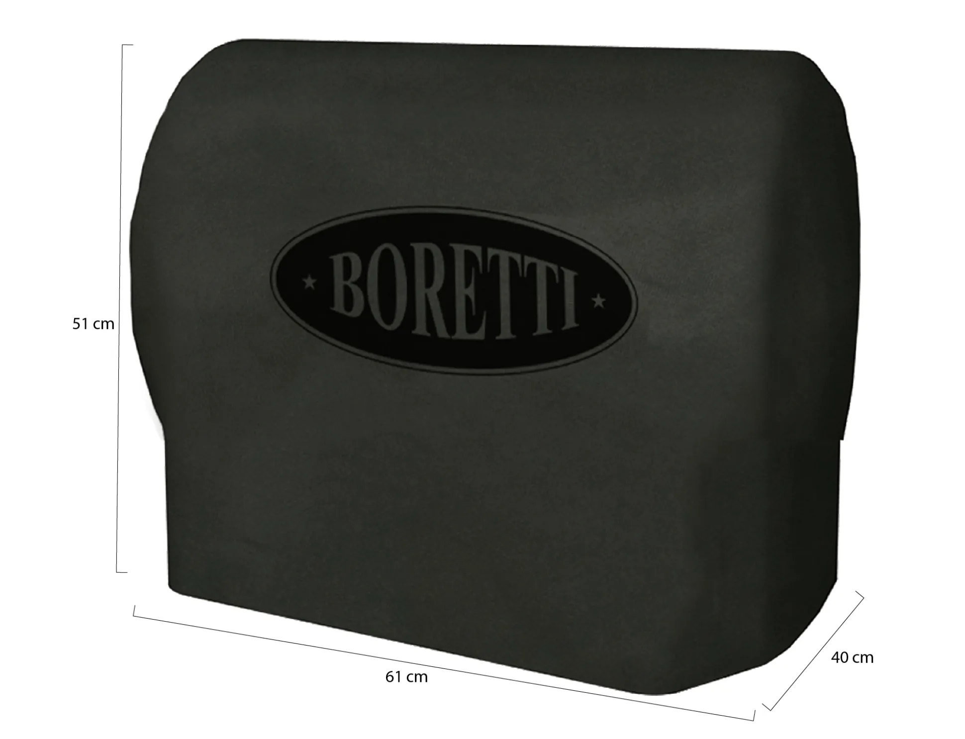 Boretti beschermhoes t.b.v. Terzo houtskoolbarbecue 61x40x51cm