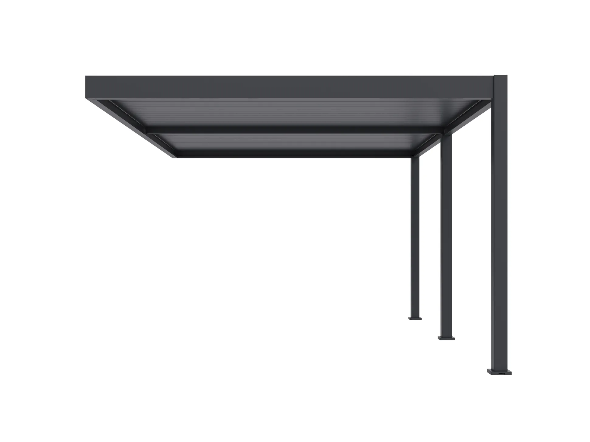 Cedrino Muur Pergola 530x360x255cm