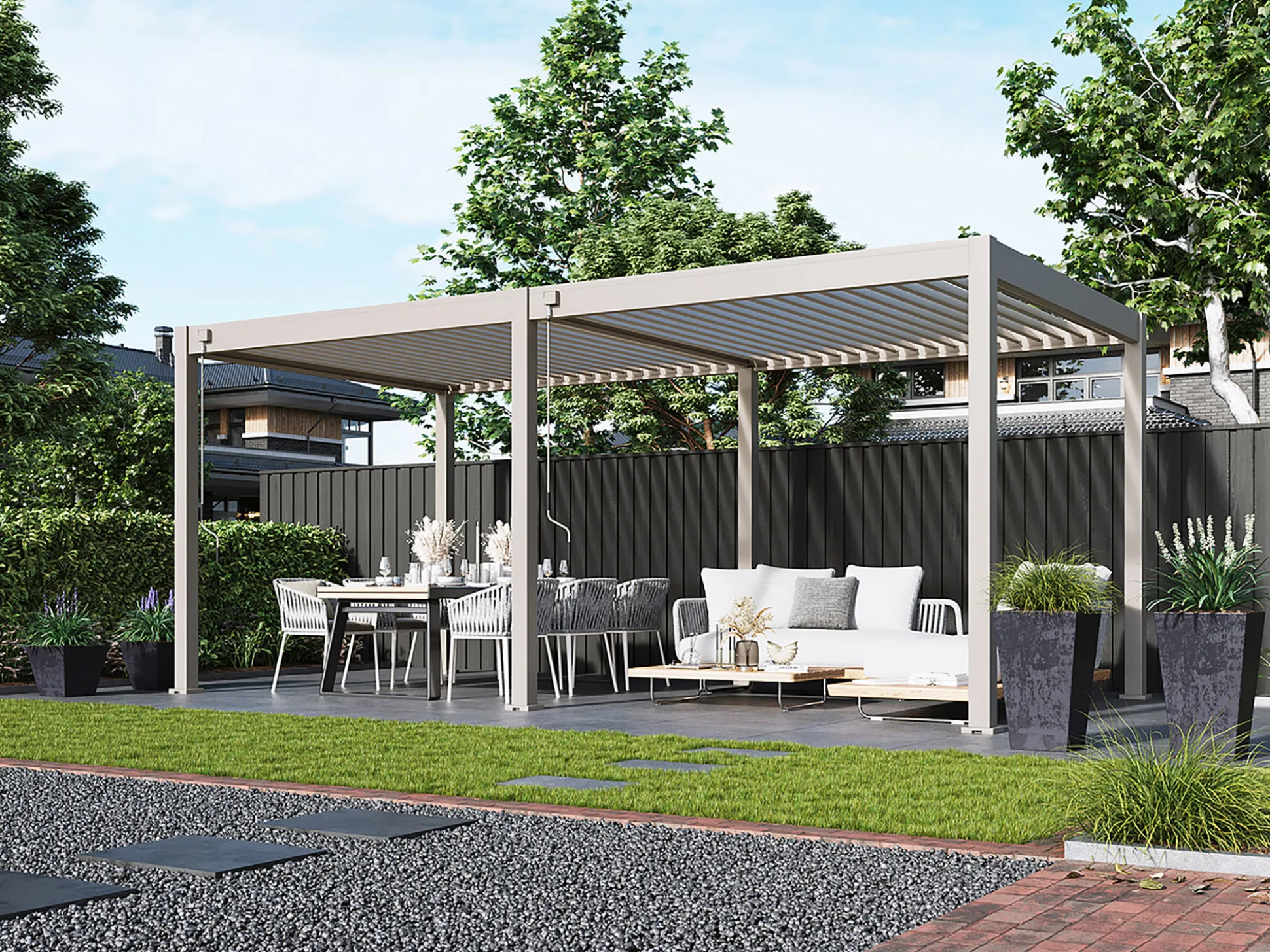 Cedrino Pergola 600x300x255cm