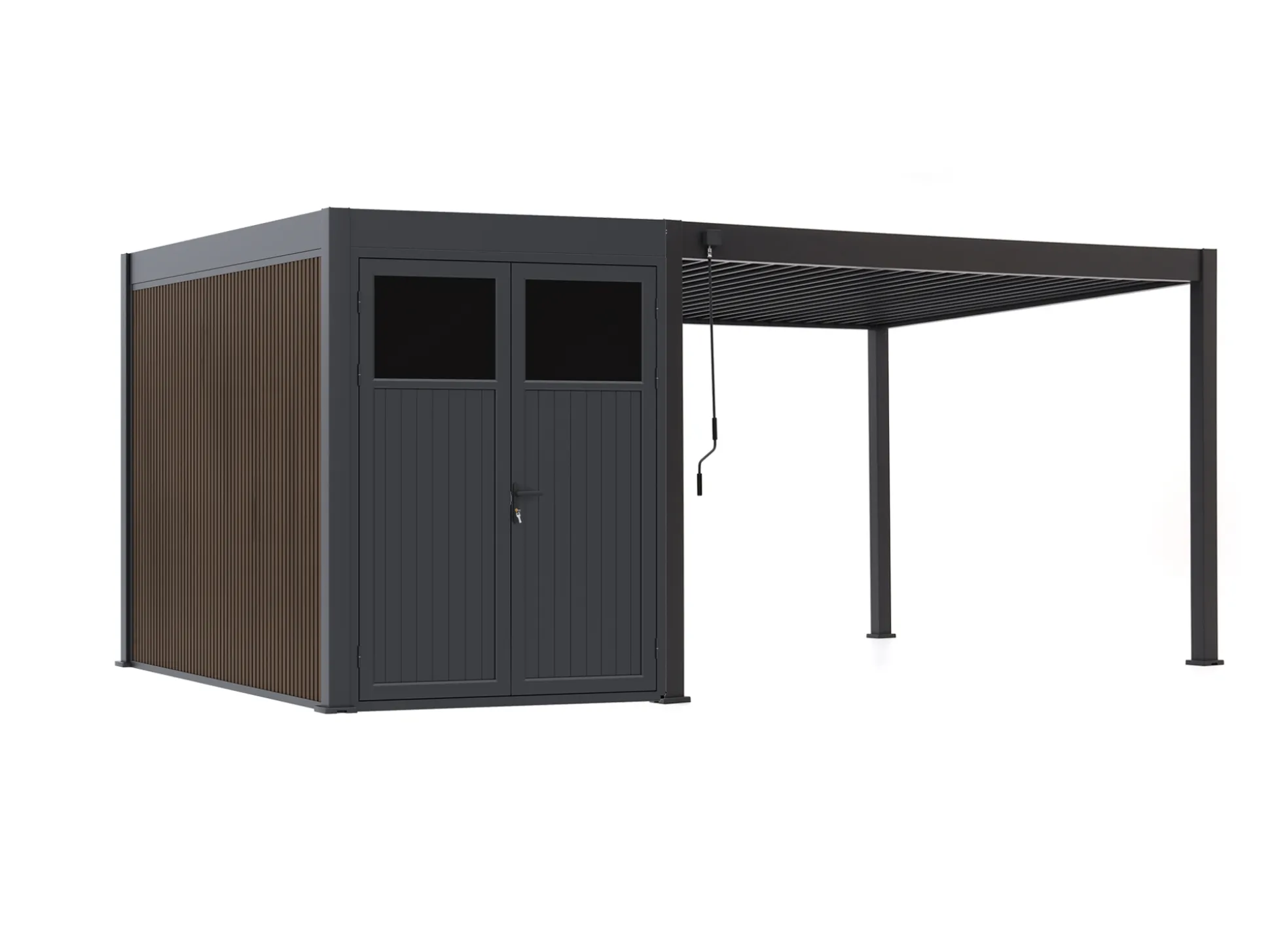 Cedrino Pergola 400x360x255cm incl. Berging 360x200cm