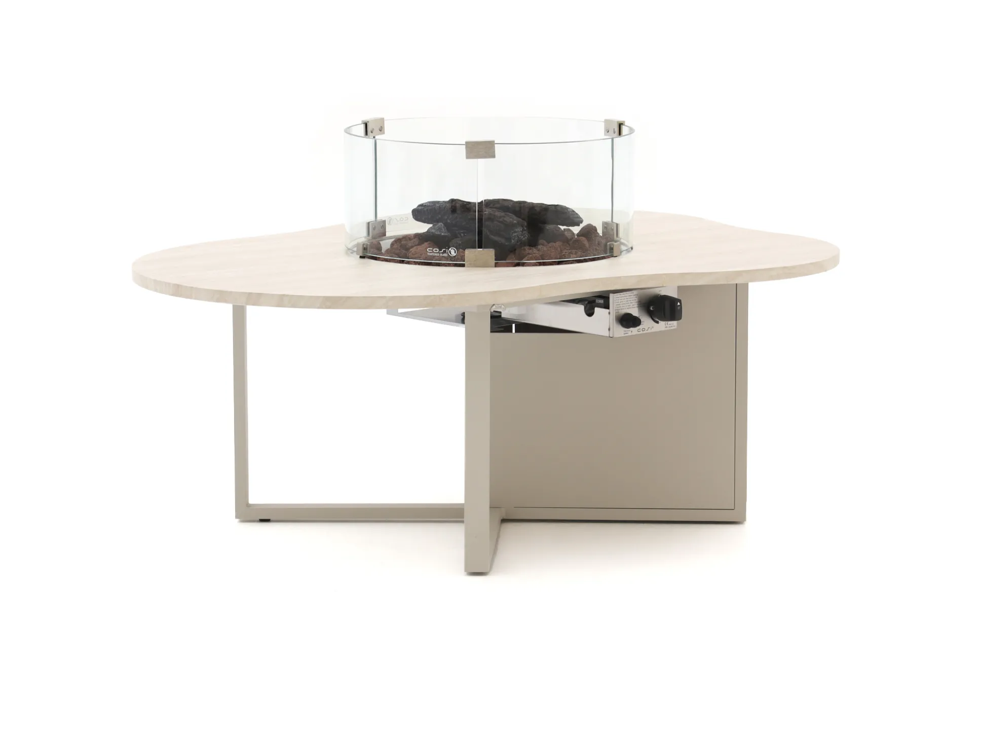 Cosiloft Novi lounge vuurtafel 125x102x50cm