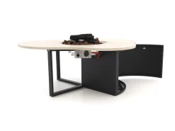 Cosiloft Novi lounge vuurtafel 125x102x50cm