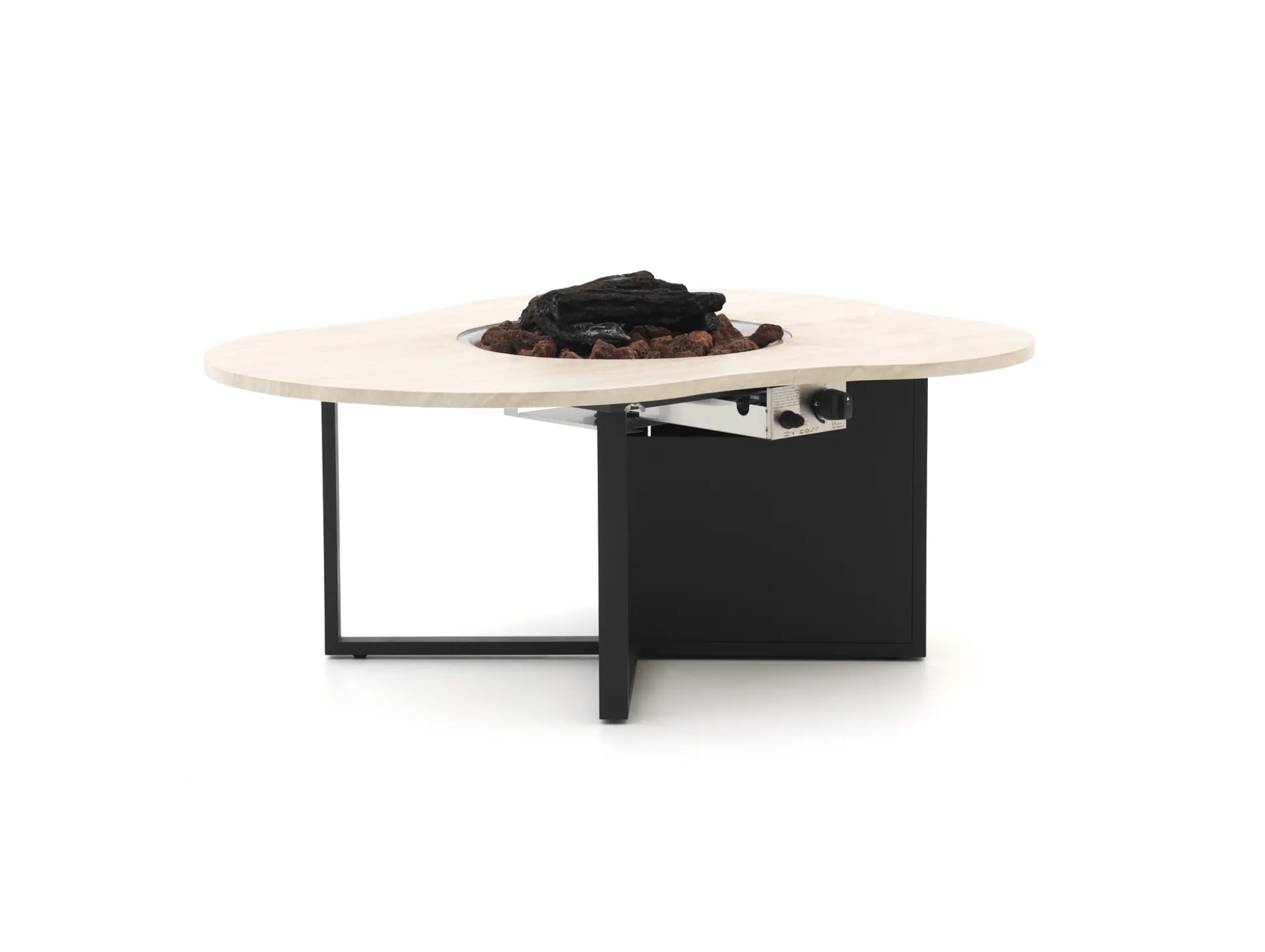 Cosiloft Novi lounge vuurtafel 125x102x50cm