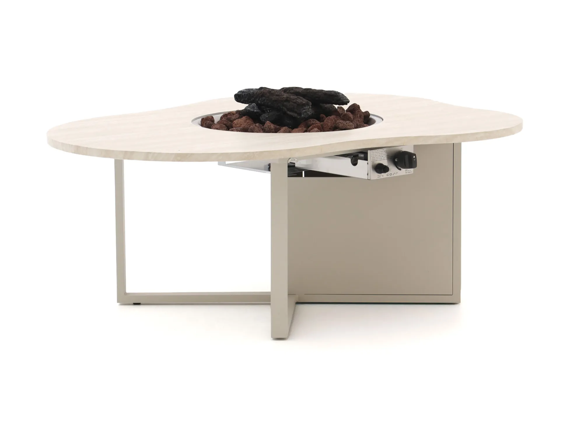 Cosiloft Novi lounge vuurtafel 125x102x50cm