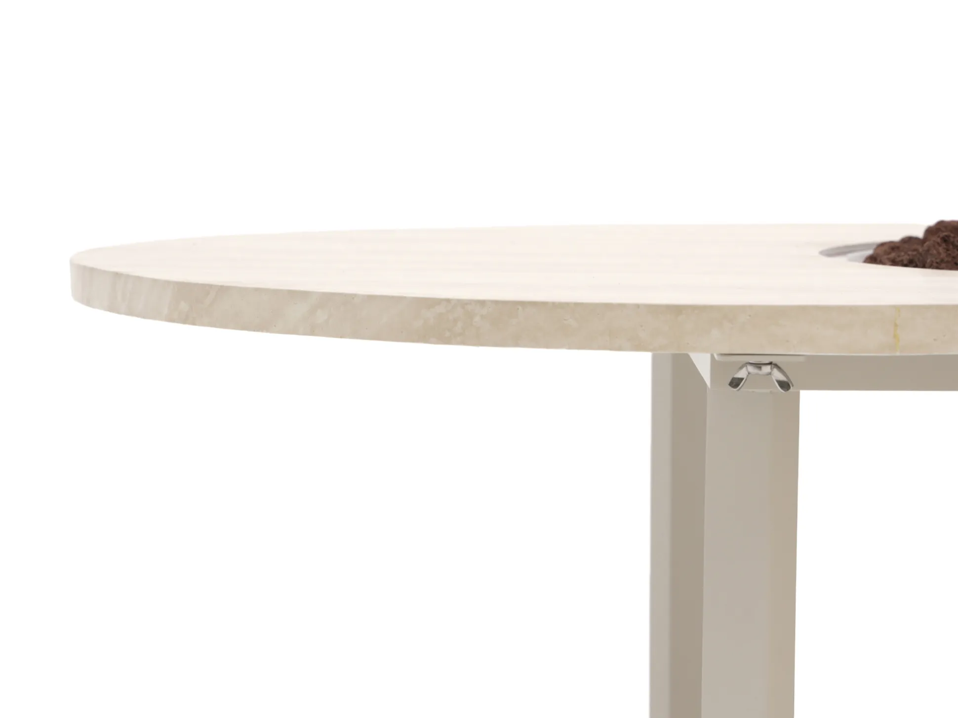 Cosiloft Novi lounge vuurtafel 125x102x50cm
