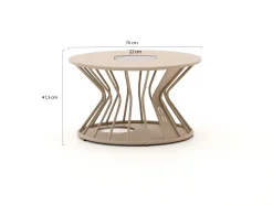 Cosilumia bijzet tuintafel ø70cm (h:41cm)