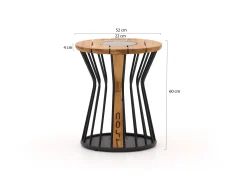 Cosilumia bijzet tuintafel ø52cm (h:60cm)