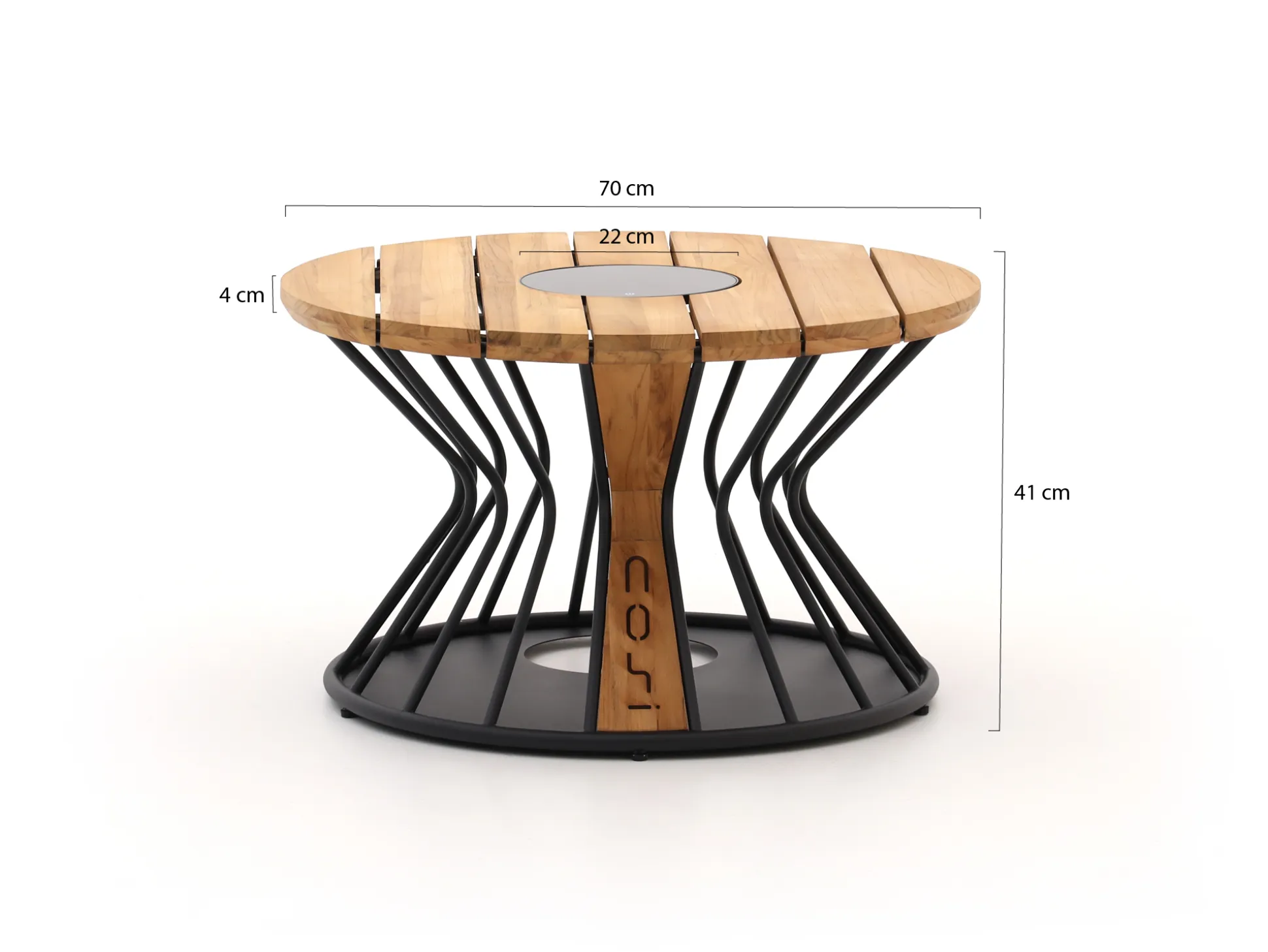 Cosilumia bijzet tuintafel ø70cm (h:41cm)