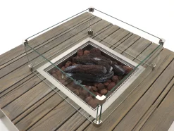 Cosiraw lounge vuurtafel 100x100x55cm