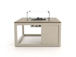 Cosiraw lounge vuurtafel 100x100x55cm