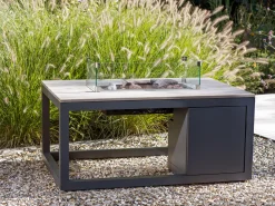 Cosiraw lounge vuurtafel 120x80x55cm