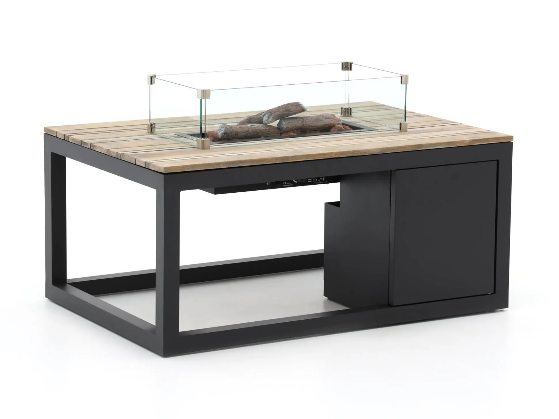 Cosiraw lounge vuurtafel 120x80x55cm