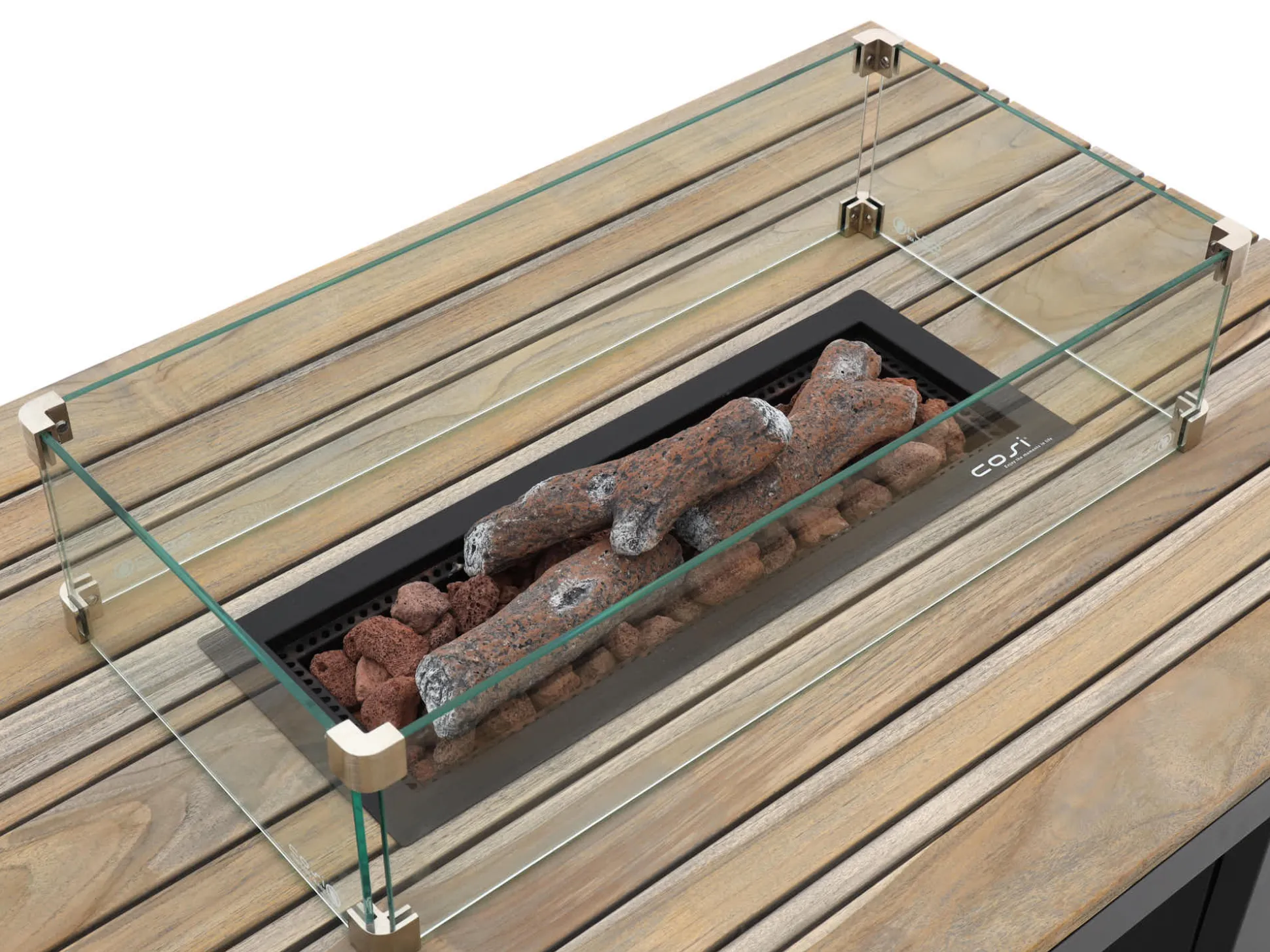 Cosiraw lounge vuurtafel 120x80x55cm