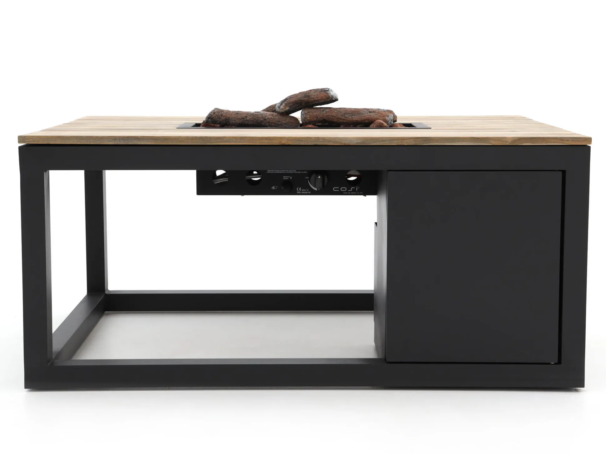 Cosiraw lounge vuurtafel 120x80x55cm