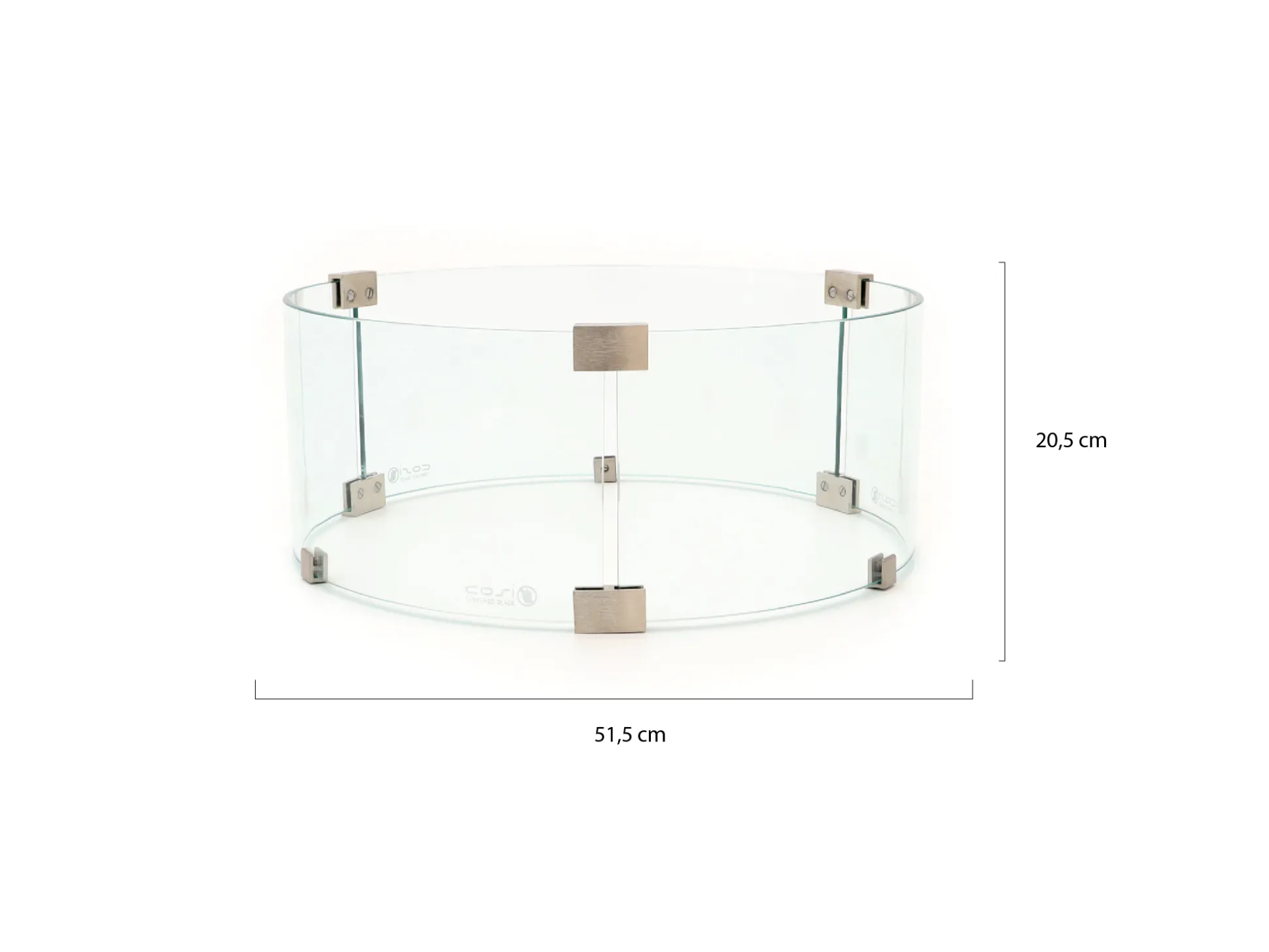 Cosi Round glass set size L