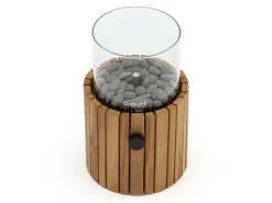 Cosiscoop Timber round gaslantaarn ø 18cm (h:30cm)