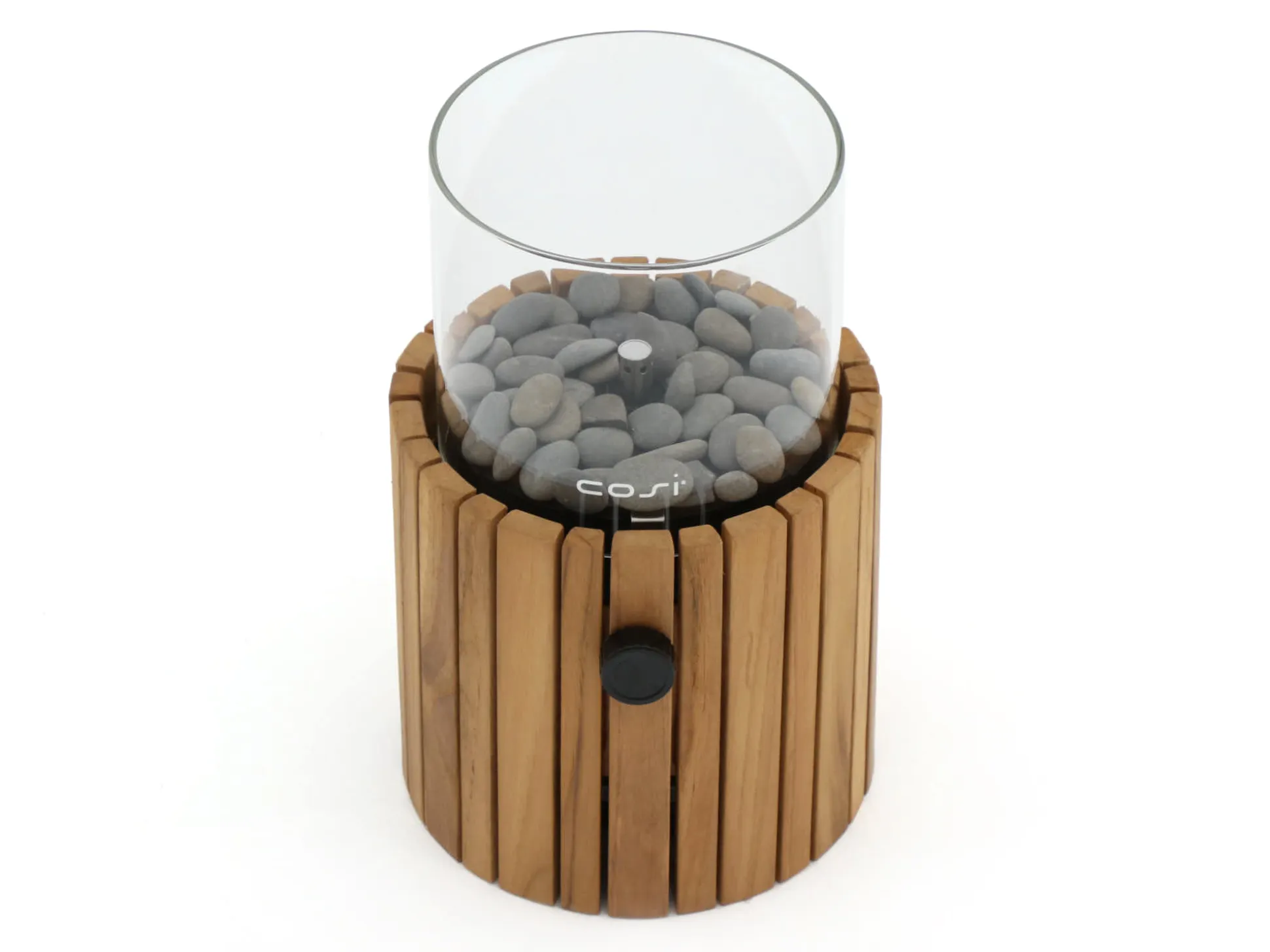 Cosiscoop Timber round gaslantaarn ø 18cm (h:30cm)