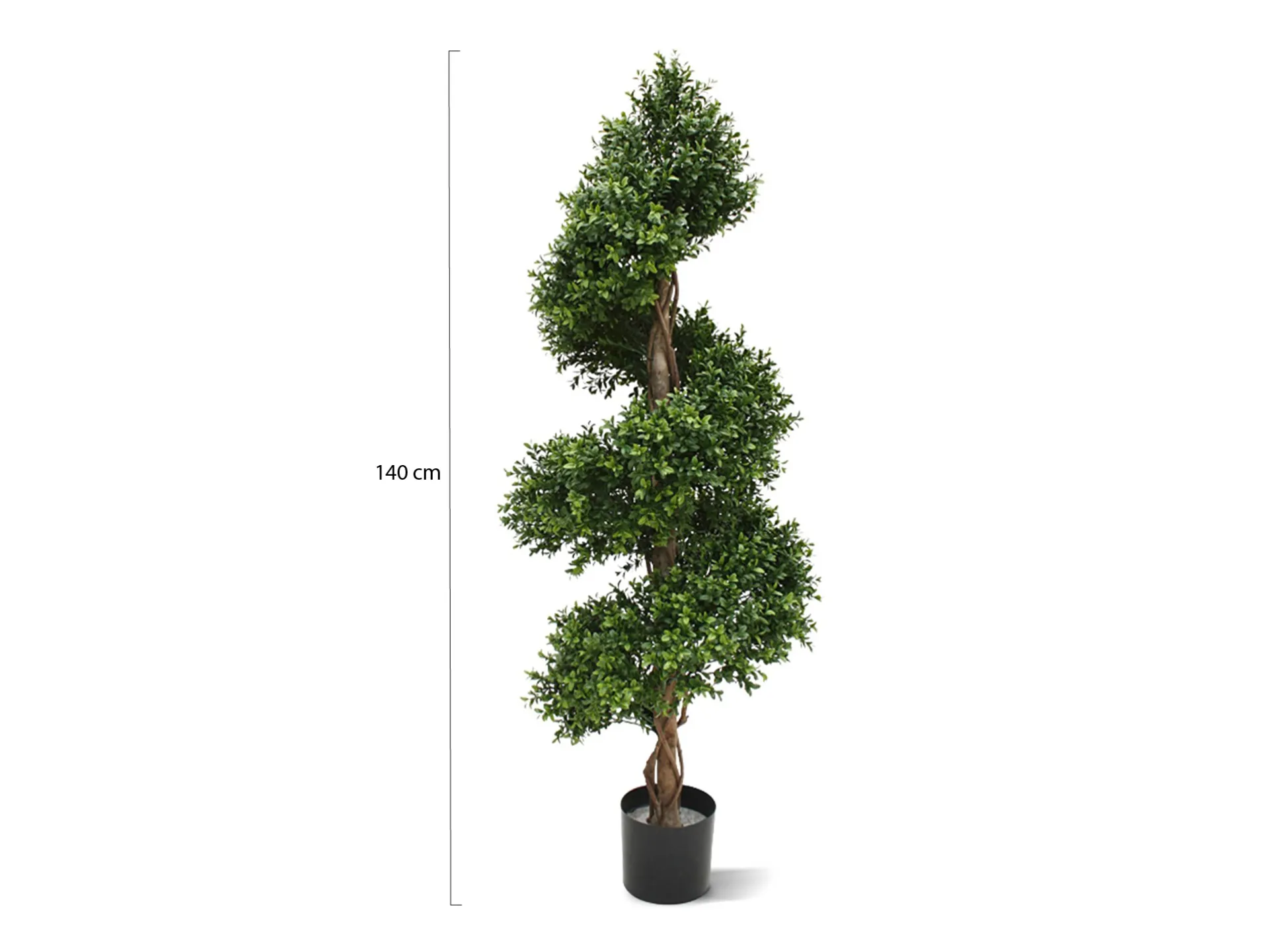 Designplants Buxus spiraal kunstboom (h:140cm)