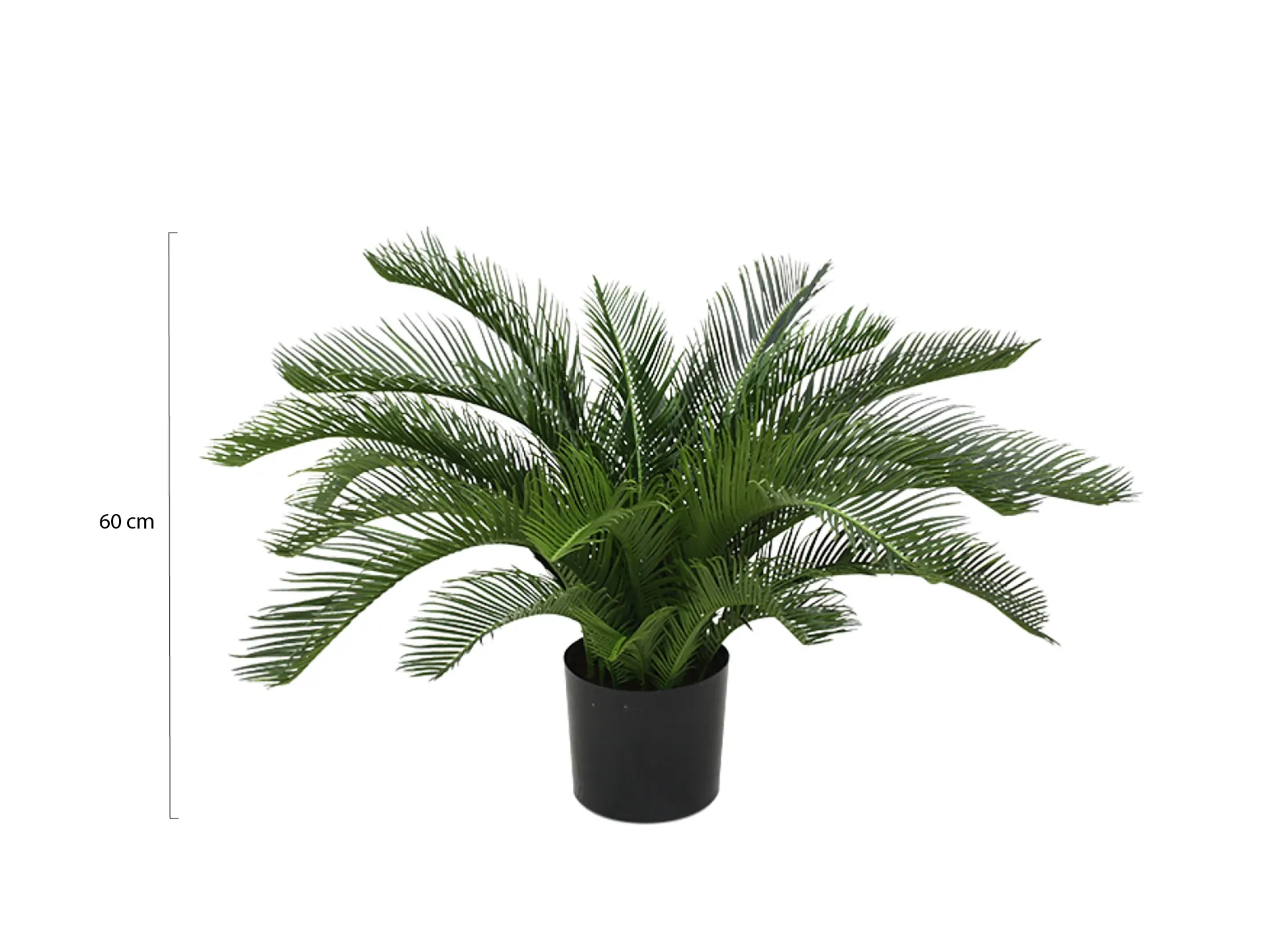 Designplants Cycas palm kunstplant (h:60cm)