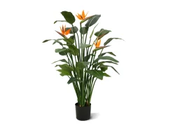 Designplants/Luca Lifestyle Strelitzia kunstplant (h:145cm) met Ruvido Combi bloempot