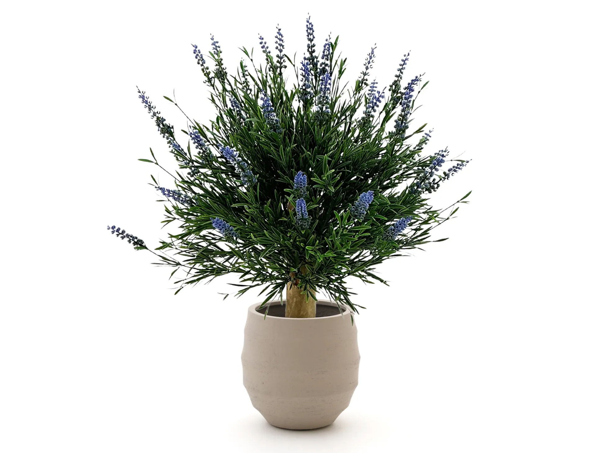 Designplants/Luca Lifestyle Lavendel bol kunstplant (h:60cm) met Bordo Balloon bloempot