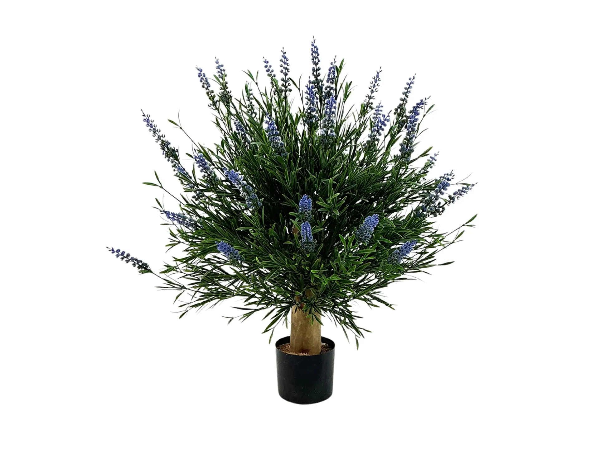 Designplants/Luca Lifestyle Lavendel bol kunstplant (h:60cm) met Bordo Balloon bloempot