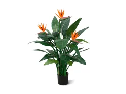 Designplants/Luca Lifestyle Strelitzia kunstplant (h:115cm) met Bordo Balloon bloempot