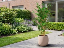 Designplants/Luca Lifestyle Japanse Bamboe kunstplant (h:120cm) met Terreno Balloon bloempot
