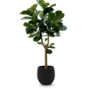 Designplants/Luca Lifestyle Lyrata Y kunstboom (h:170cm) met Grigio Balloon bloempot