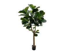 Designplants/Luca Lifestyle Lyrata Y kunstboom (h:170cm) met Grigio Balloon bloempot