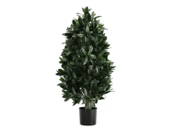 Designplants/Luca Lifestyle Laurier pyramide kunstplant (h:150cm) met Bordo Tall Balloon bloempot