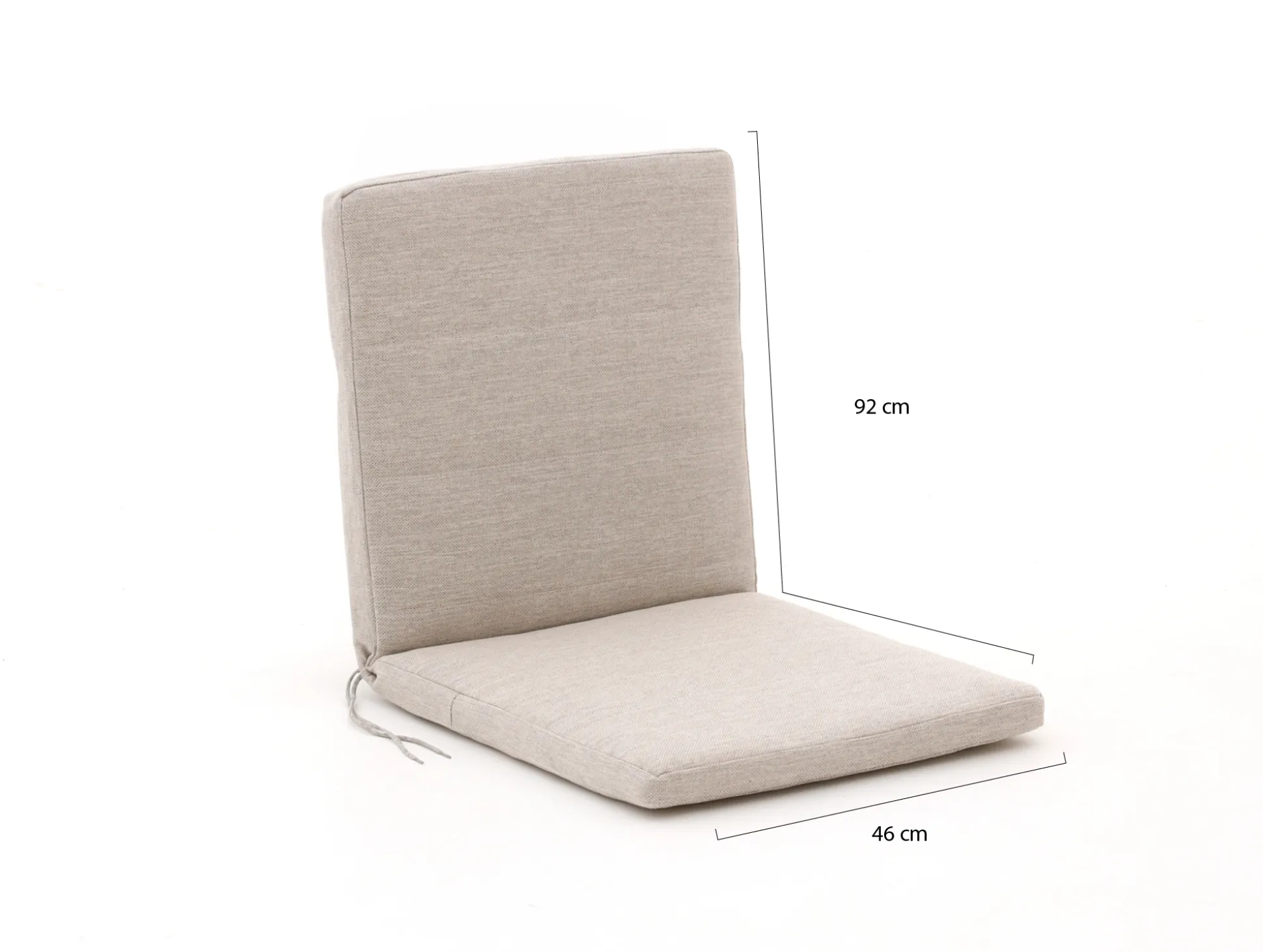 Fiber tuinkussen laag 92x46cm