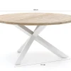 Forza Altea/ROUGH-Y ø150cm dining tuinset 7-delig stapelbaar
