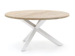 Forza Altea/ROUGH-Y ø150cm dining tuinset 7-delig stapelbaar