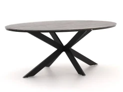 Forza Capri/Fidenza ovaal 220cm dining tuinset 7-delig verstelbaar